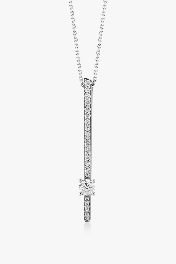 Collier-ultra-raffiné-en-or-blanc-18K diamants